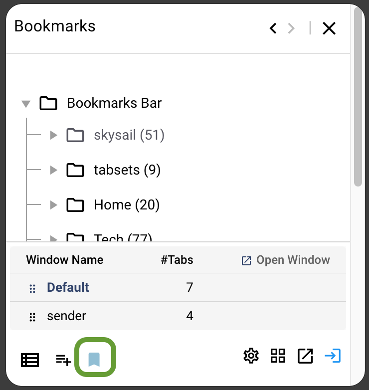 The Bookmarks Overview